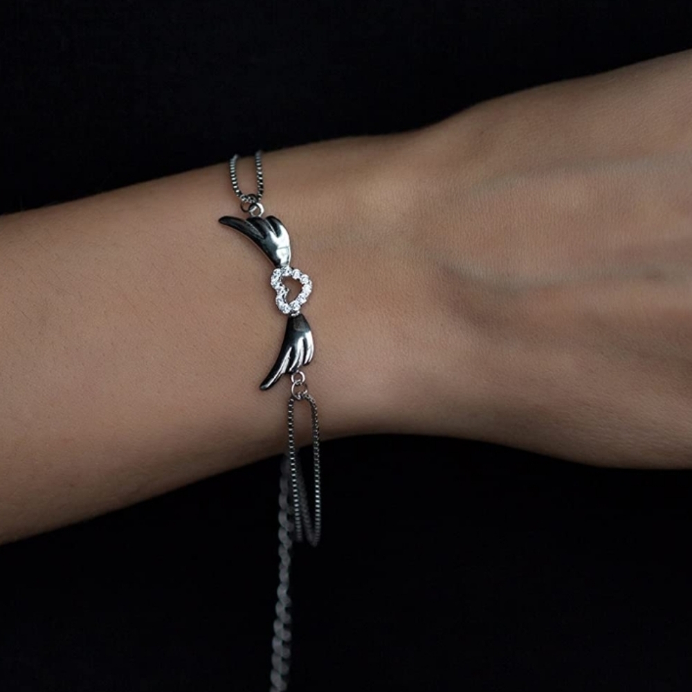 A1 NEW Diamond Sterling Angel Wing Bracelet - Picture 7 of 7